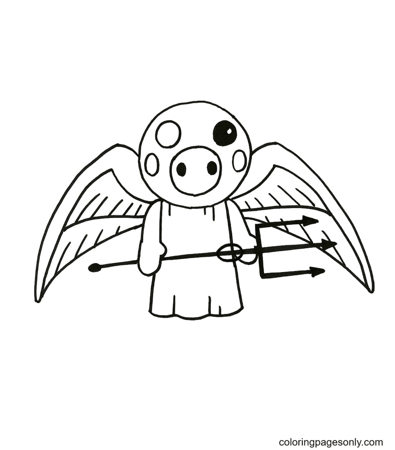 Demon Piggy Roblox Coloring Pages - Free Printable Coloring Pages